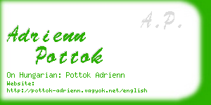 adrienn pottok business card